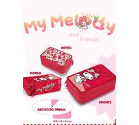Astuccio 3 zip Sanrio My Melody Giochi Preziosi