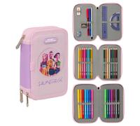 ASTUCCIO 3 ZIP SCUOLA HUNTRIX KPOP DEMON HUNTERS MULTISCOMPARTO - 7857