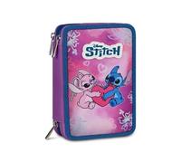 Astuccio 3 Zip Seven Stitch Portapenne Scuola Tre Scomparti