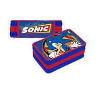 Astuccio 3 Zip Sonic The Hedgehog