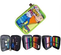 Astuccio 3 zip STUMBLE GUYS LIME