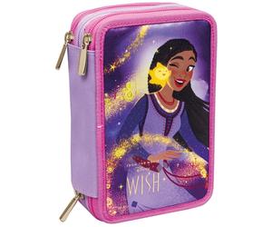 ASTUCCIO 3 ZIP tre cerniere WISH seven DISNEY triplo scomparto SCUOLA