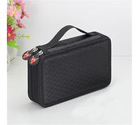 Astuccio 36/48/72 Buchi Oxford Scolastico Matita Creativo Creativo Grande capacità di Disegno Box for Penna (Color : Black-2 Layers)