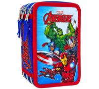 Astuccio 3D 3 Scomparti Bambini Per Spiderman Fan A Triplo Riempito 44 Accessori