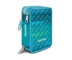 ASTUCCIO 3ZIP GIOTTO STILNOVO SHINY AQUAMARINE - STILNOVO