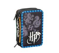 Astuccio 3Zip Harry Potte Scuola Originale Seven 2024/2025 con 44 Accessori, Portapenne Triplo Scomparto Harry Potte per Bambini con 44 Accessori, 19,7x12,5x7 cm., Multicolore