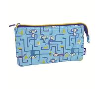 Astuccio 5 scomparti serieTangled Monkeys, Blu Milan®