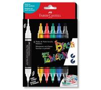 Astuccio 6 Marker Shake & Paint Black Edition Colori Classici