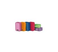Astuccio a 3 zip Colorosa tinta unita 13x20x7 cm - 6 colori assortiti - 368300