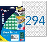 Astuccio A5 400. Diamètre : 8 (2940 étiquettes) verde