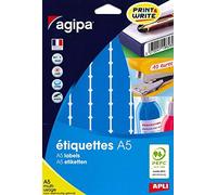 Astuccio A5 720 etichette blu 16 x 22 cm Agipa