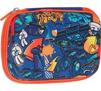 COMIX ULTRA BRIGHT - Astuccio Scuola, Astuccio Maxi Zip per Bambino e Bambina, con Set Cancelleria Incluso con Penna Cancellabile Blu e Rossa e Molto Altro, Cover Rigida e Tirazip, 14,5x6,5Hx21 cm