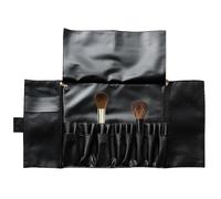 Astuccio arrotolabile per pennelli da trucco, borsa organizer per pennelli da trucco, custodia per cosmetici, custodia per artisti, borse per cosmetici da donna, Nero , Refer to description, Unisex