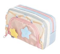 Astuccio | Astuccio Per Bambini | Borsellino Portapenne Estetico Con Cerniera Organizzatore Scuola | Accessorio Essenziale Per Studenti Ragazze Arte Disegno Classe Università