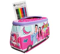 BUSTA PULMINO ROSA 12 PASTELLI TINTA UNITA ME CONTRO TE NUOVO