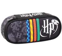 Harry Potter Portapenne Scuola ROUND PLUS Astuccio Scuola Monozip con Organizer Interno, Passanti Elastici - Accessori Zaino - Bambino