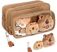 Astuccio Capibara, Multistrato Astucci, Kawaii Capybara Pencil Case, Grande Capa