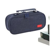 Astuccio Capiente Borsa Portapenne, Accessorio Scrivania, Organizer Lavoro, | Portamatite Portatile Con Manico Per Viaggio, Casa, Fai Da Te, Trucco, Scrivania, Scuola, Lavoro