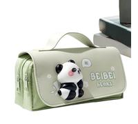 astuccio - Capybara Panda portapenne, portapenne, organizer per penne, con squeeze giocattoli, per scolari, ufficio, ragazzi, donne, college cancelleria, panda, vedi descrizione