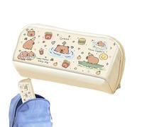 Astuccio Capybara per matite | Portamatite portatile - Borsa a doppio scomparto per la scuola ufficio esterno trasporto quotidiano zaino ufficio, Un giorno a , Se référer au descriptif