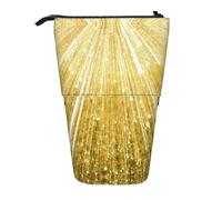 Astuccio Cartoleria Gold Bling Portamatite Borsa Durevole Borsa Cancelleria Multifunzione Astucci Portamatite Per Ragazze, Collegio, Ragazzi