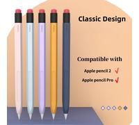 Astuccio classico compatibile con IPencil Pro Case & IPencil 2nd Generation Case, compatibile con ricarica magnetica e doppio tocco, custodia protettiva in silicone compatibile con IPencil 1st giallo,