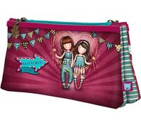 ASTUCCIO compatibile con SANTORO GORJUSS Up And Away Su è Lontano doppia zip + omaggio portachiave paillettes + omaggio penna glitterata