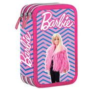 Astuccio completo 3 zip - Giotto Turbocolor - Barbie