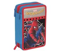 ASTUCCIO COMPLETO 3 ZIP SPIDERMAN UOMO RAGNO ACCESSORIATO PER BAMBINI SET SCUOLA