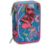 Astuccio completo 3zip just denim girl - seven