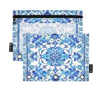 Astuccio con 3 fori perforati per raccoglitore, impermeabile, per studenti, casa, viaggi, biglietti