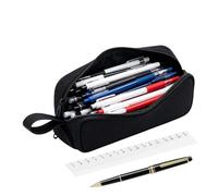 Astuccio con cerniera, grande organizer per cancelleria con diversi | Astuccio portapenne per scuola, aula, scuola, ufficio, bambini, studenti