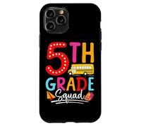 Astuccio con scritta "Back to School Bus" di 5° grado Custodia per iPhone 11 Pro