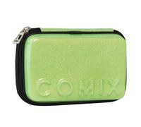 Astuccio Corredo 3 Zip Comix Glitter Verde