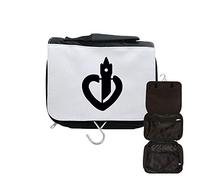 Astuccio da toilette da viaggio da appendere Nord Pas de Calais, Nero , taglia unica