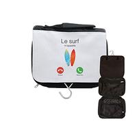 Astuccio da toilette da viaggio per appendere il surf mi chiama, Nero , taglia unica