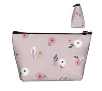 Astuccio da toilette Fiore floreale margherita Rosa Borse per trucco per donna Cosmetici Borsa per il trasporto Conservazione per trucchi, Borse organizer da toilette leggere con cerniera