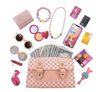 Astuccio da trucco per principessa divertente e portatile per ruolo | Set di portamonete per bambini, per spettacoli, interni, esterni, casa, feste, festività, compleanno, nuovo