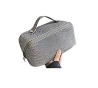 Astuccio da viaggio per trucchi, astuccio per trucchi, astuccio per trucchi, borsa per trucchi, borsa portatile per artista, con cerniera, per donne, ragazze, cosmetici, pennelli per il trucco
