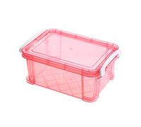 Astuccio di grande capacità con coperchio antipolvere scatola trasparente per penne da colorare organizer per penne portatili organizer per carte con divisori per la scuola, A