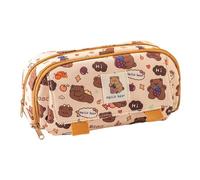 Astuccio di grande capacità per organizzare pennarelli e accessori, grazioso astuccio per penne a forma di animale, per la scuola, per ragazze e studenti a sorpresa, Orso.