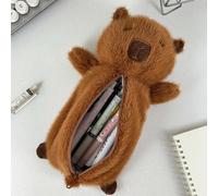 Astuccio di peluche a forma di animale peluche Capibara per studenti