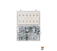 ASTUCCIO DI RONDELLE DI FERRO GALVANIZZATO, 475PCS - SERIE52158