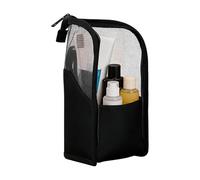 Astuccio di trucco autonomo - custodia impermeabile per cosmetici, necessaria bellezza Nomade - per vacanze spostamenti pro campeggio all'aperto hotel fuga, Nero , Se référer au descriptif,