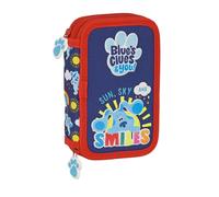 SAFTA Unisex Kid's Article Double Pen Pqño 28 Pcs Blues Clues, Multicoloured, M