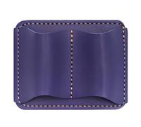 Astuccio doppio in pelle PU, stile retrò, con facile apertura e chiusura per il posto di lavoro, doppio scomparto per penne, clip