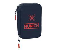 Astuccio Doppio Munich Flash Blu Marino 12.5 x 19.5 x 4 cm [28 Pezzi]