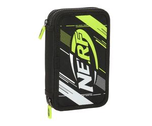 Astuccio Doppio Nerf Get ready Nero 12.5 x 19.5 x 4 cm [28 Pezzi]