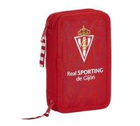 Astuccio Doppio Real Sporting de Gijón Rosso 12.5 x 19.5 x 4 cm [28 Pezzi]