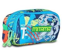 Mitama Portapenne 2 zip scuola, porta penne, bambino, FLUO REX